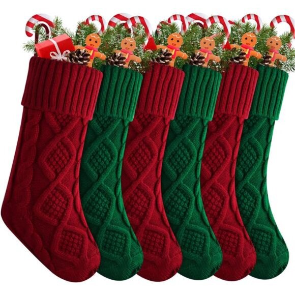Music Color Christmas Stockings, Personalized Christmas Stockings 18" Large